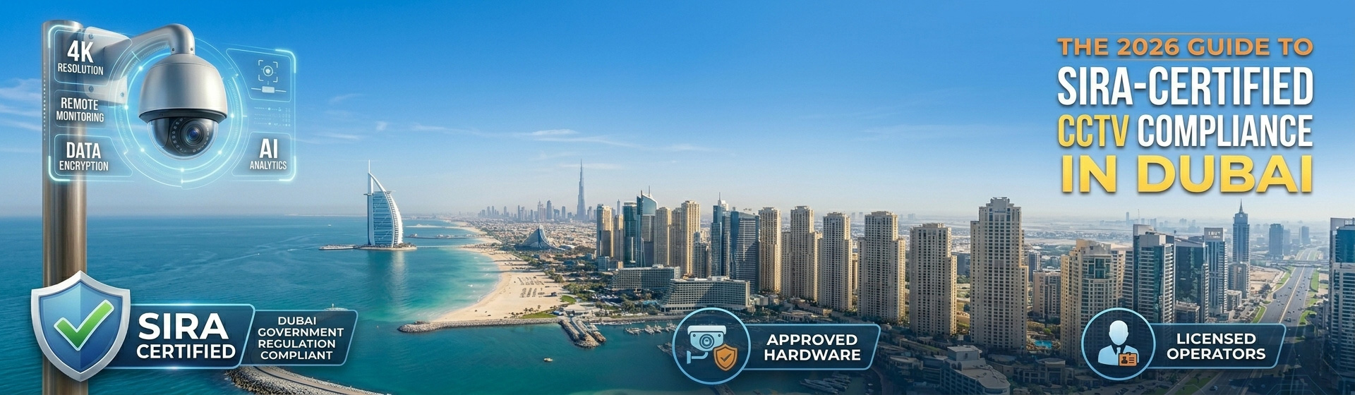 The 2026 Guide to SIRA-Certified CCTV Compliance in Dubai